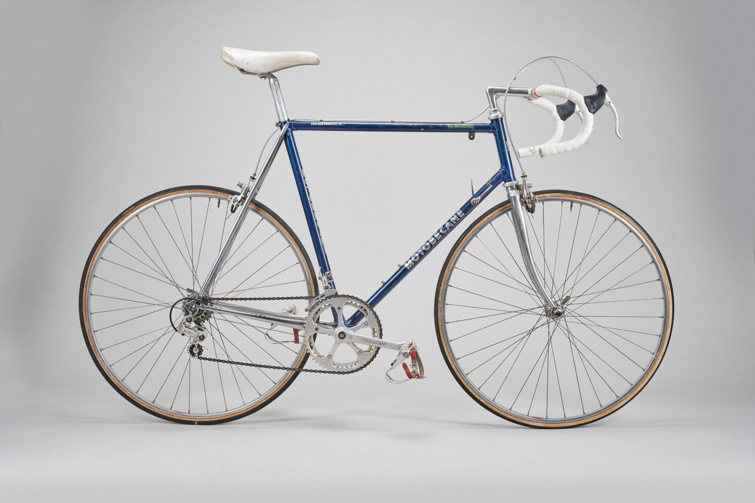Dripping with French components, this bike was ridden by a member of a Belgian cycling dynasty