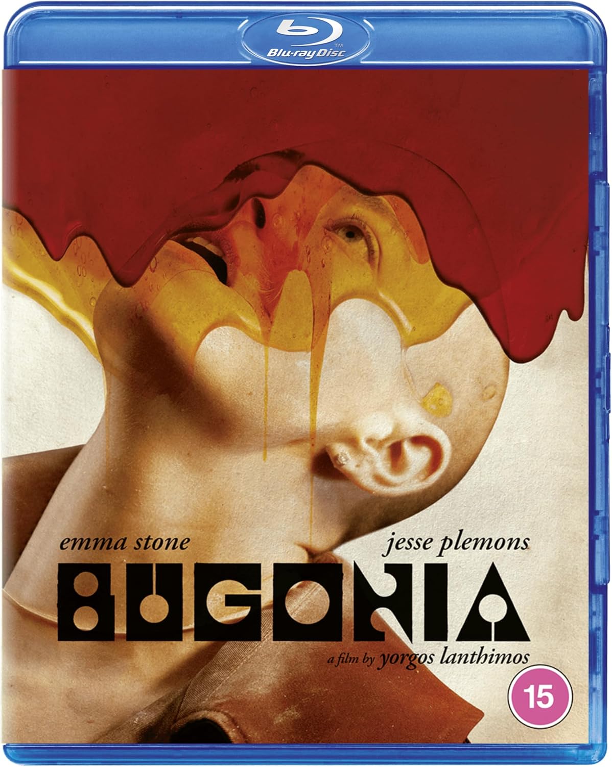 The cover of the Bugonia Blu-ray.