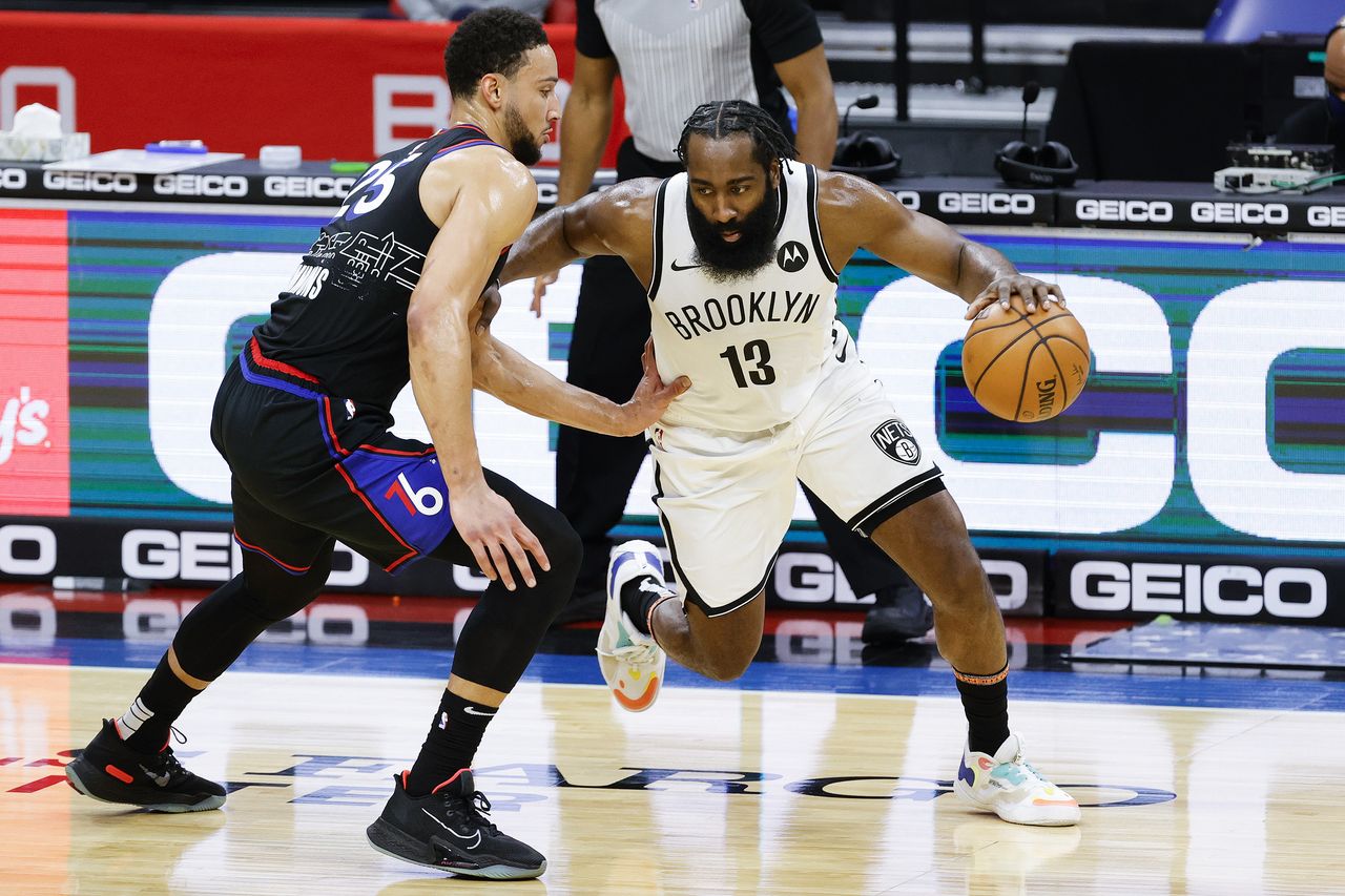 Ben Simmons and James Harden.