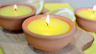 Burning citronella candles as a natural way how to get rid of flies in a house