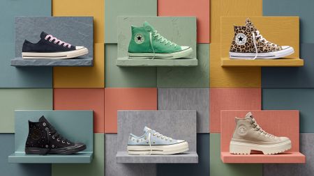 A selection of Converse sneakers