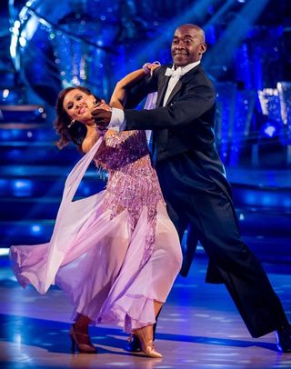 Patrick and his dance partner, Anya Garnis, on Strictly Come Dancing