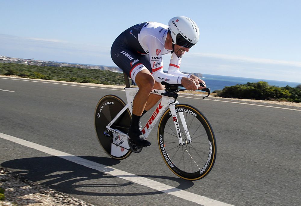 Fabian Cancellara (Trek - Segafredo) takes the time trial victory in Algarve