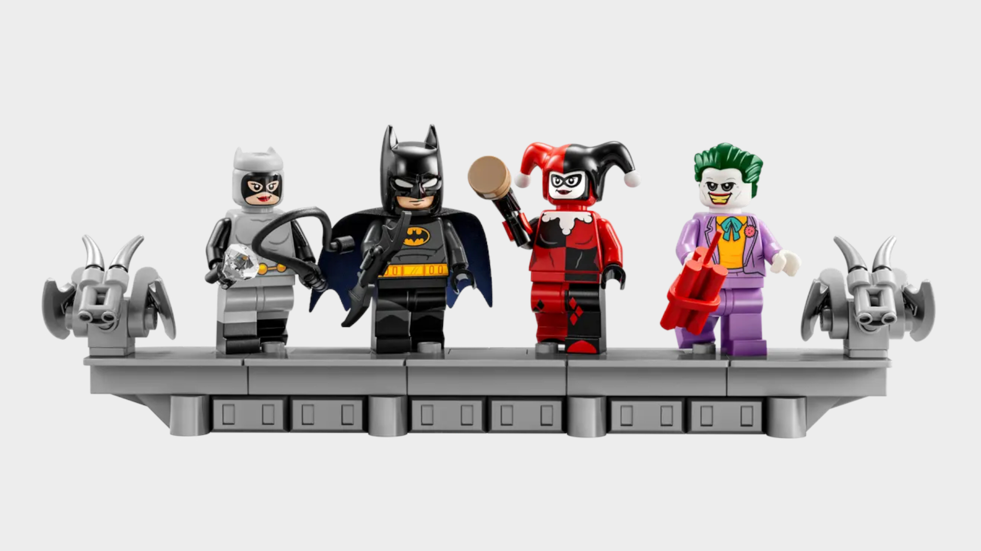 Lego Batman: The Animated Series Gotham City minifigures against a plain background