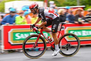 Lotto Soudal’s Thomas De Gendt in action at the 2020 Tour Down Under precursor, the Schwalbe Classic