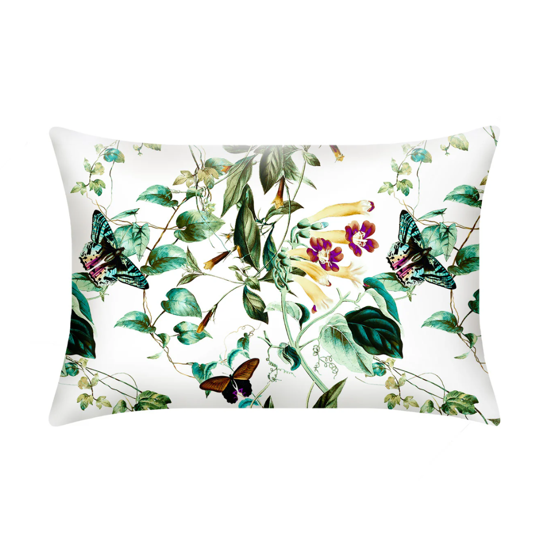 Emerald Garden Pure Silk Pillowcase