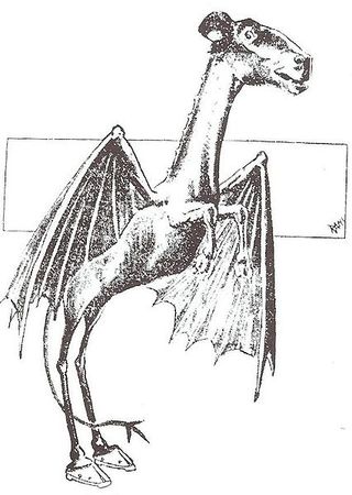 Jersey Devil sightings go back to the 1700s. This image is from a 1909 Philadelphia newspaper.
