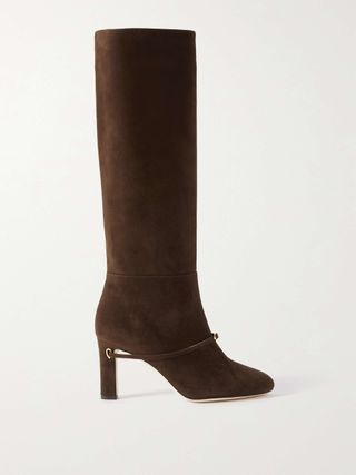 Samuele 85 Suede Knee Boots