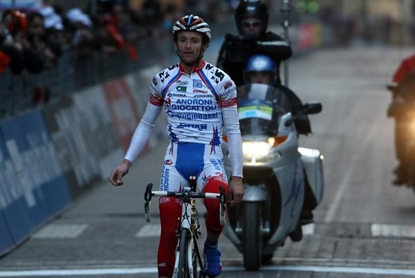 Michele Scarponi (Androni Giocattoli) won stage 4 in Tirreno-Adriatico.