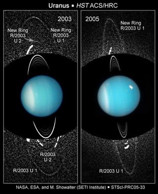 New Moons and Rings Found at Uranus