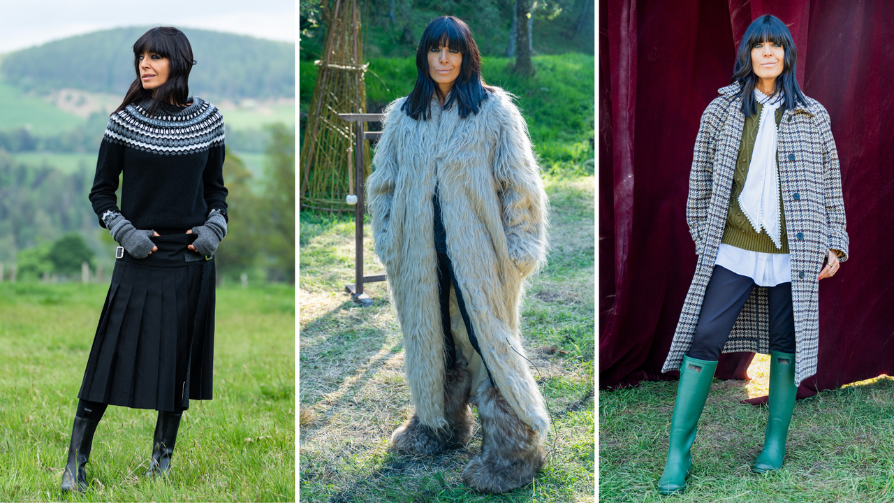 Claudia Winkleman Traitors outfits