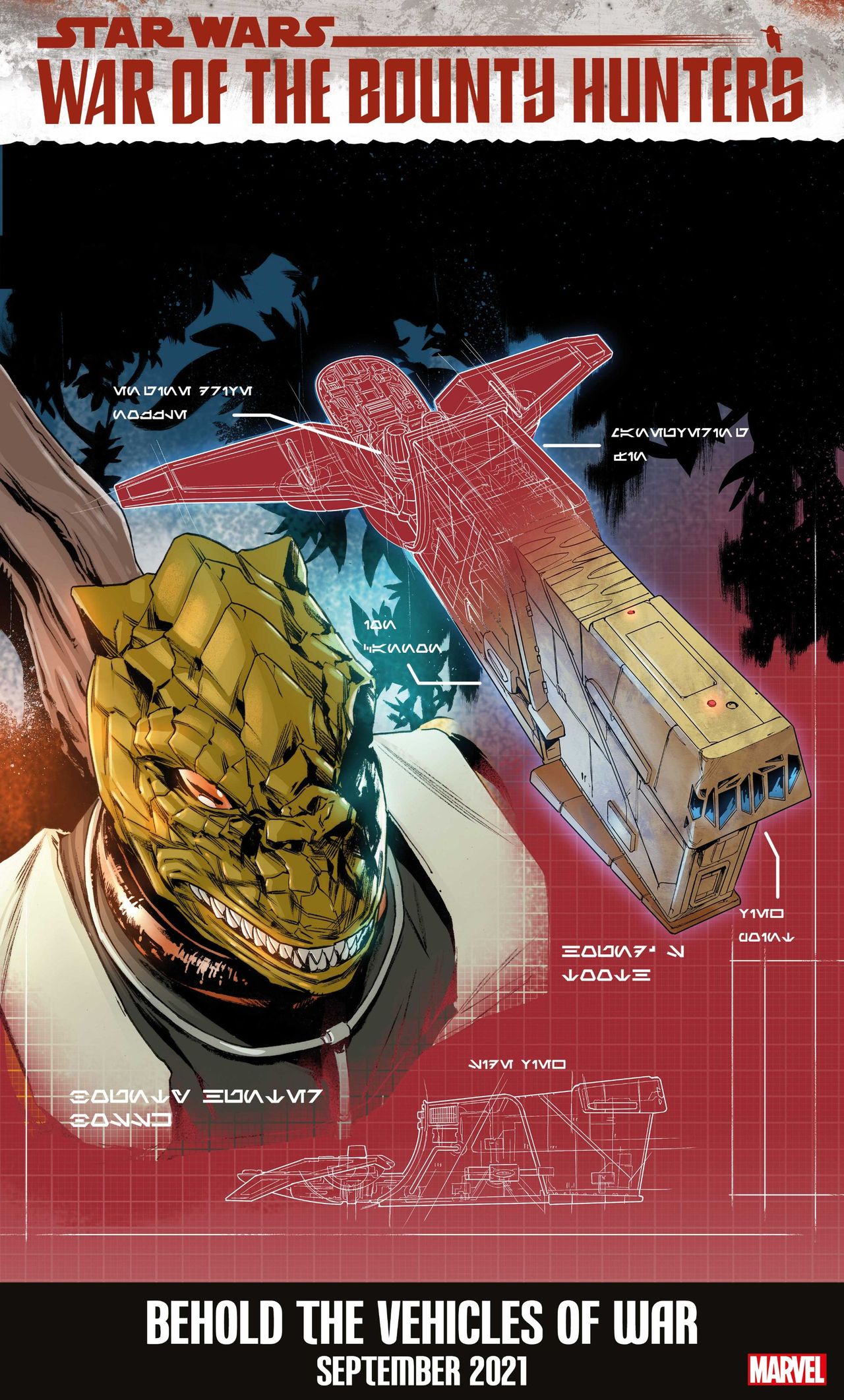 War of the Bounty Hunters variant covers