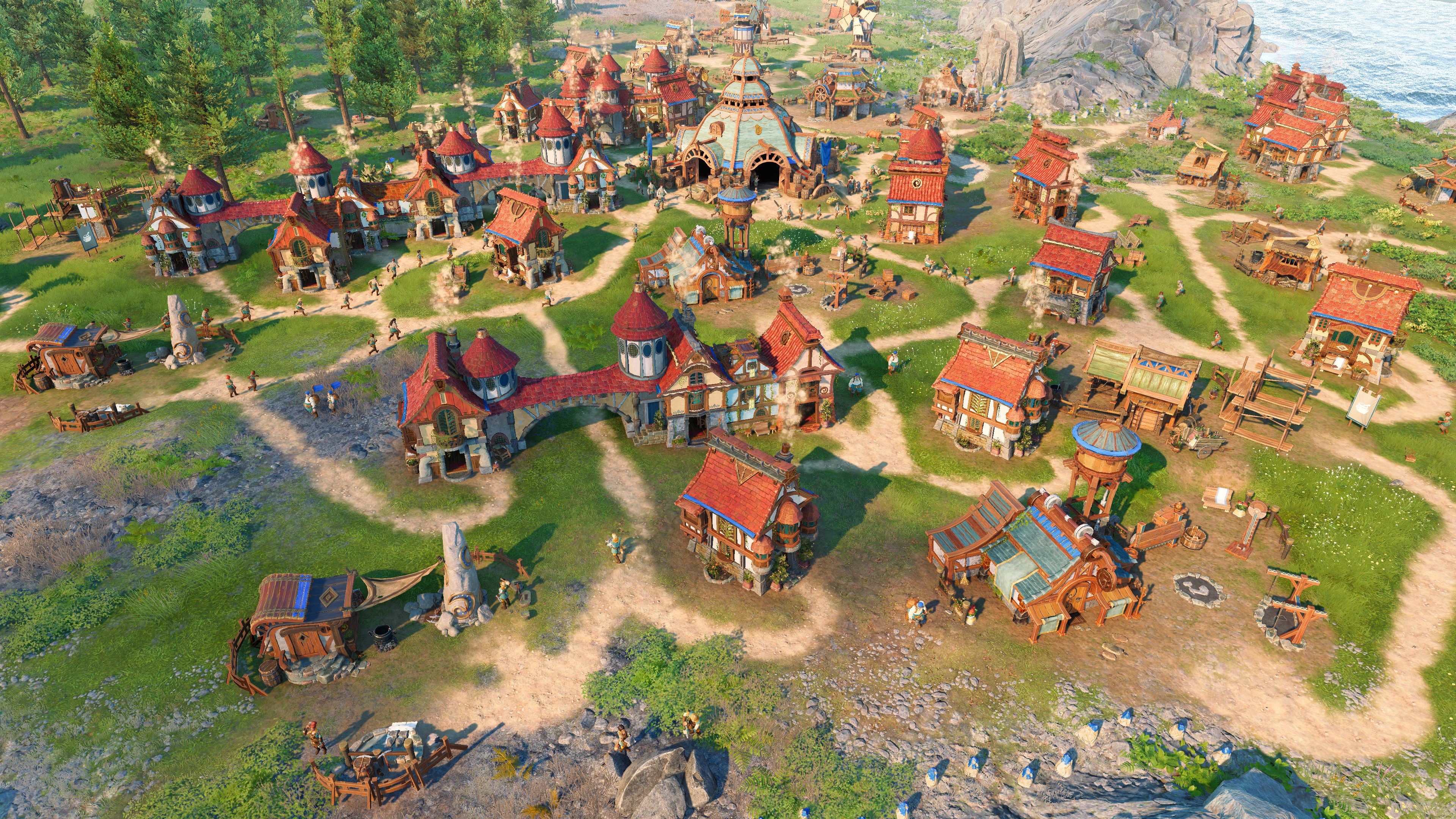 Práctica de The Settlers: construir ciudades y quemarlas en el RTS reiniciado de Ubisoft