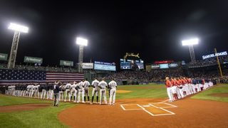 Red Sox line-up with the Yankees