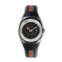 Gucci Stainless Steel Rubber Strap Watch: was $660,now $396 at Saks Off 5th (save $264) Plus get an extra 25% off $150+ with code CYBER