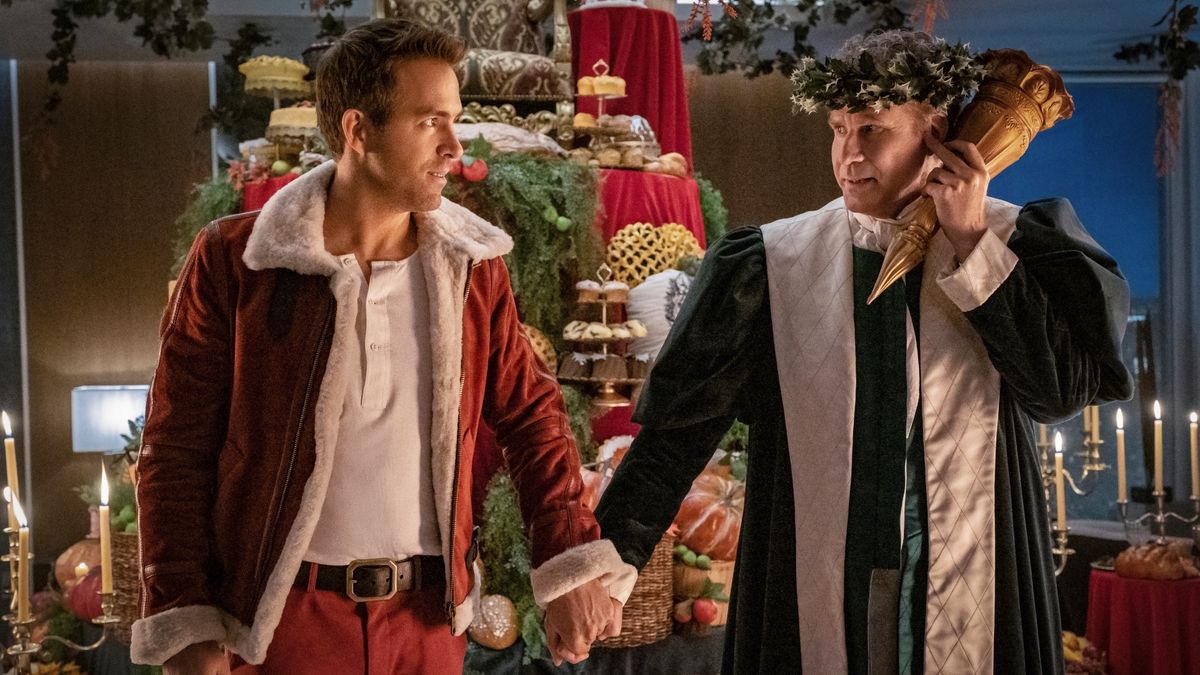 Will Ferrell and Ryan Reynolds in Spirited