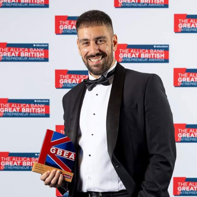 image of heating expert Rob Nezard a man wearing a dinner suit