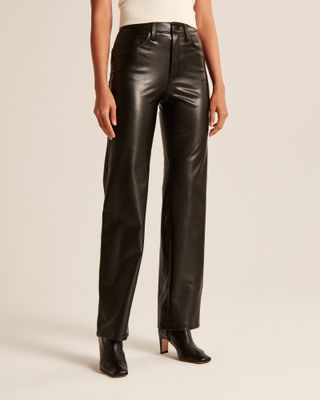 Vegan Leather 90s Relaxed Pant