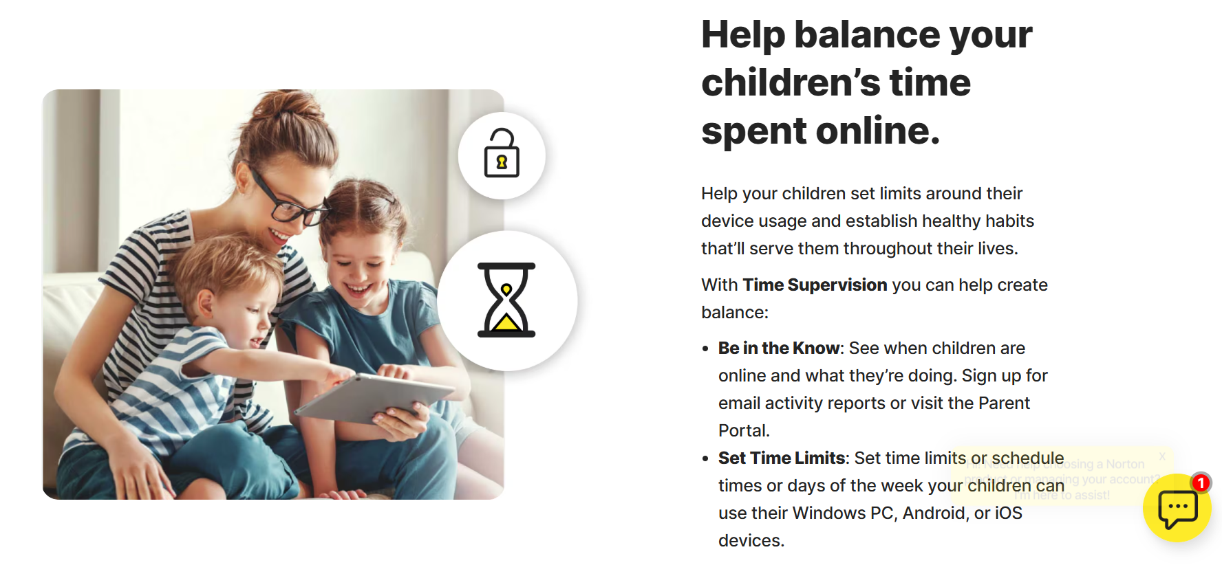 Norton Family parental control app review