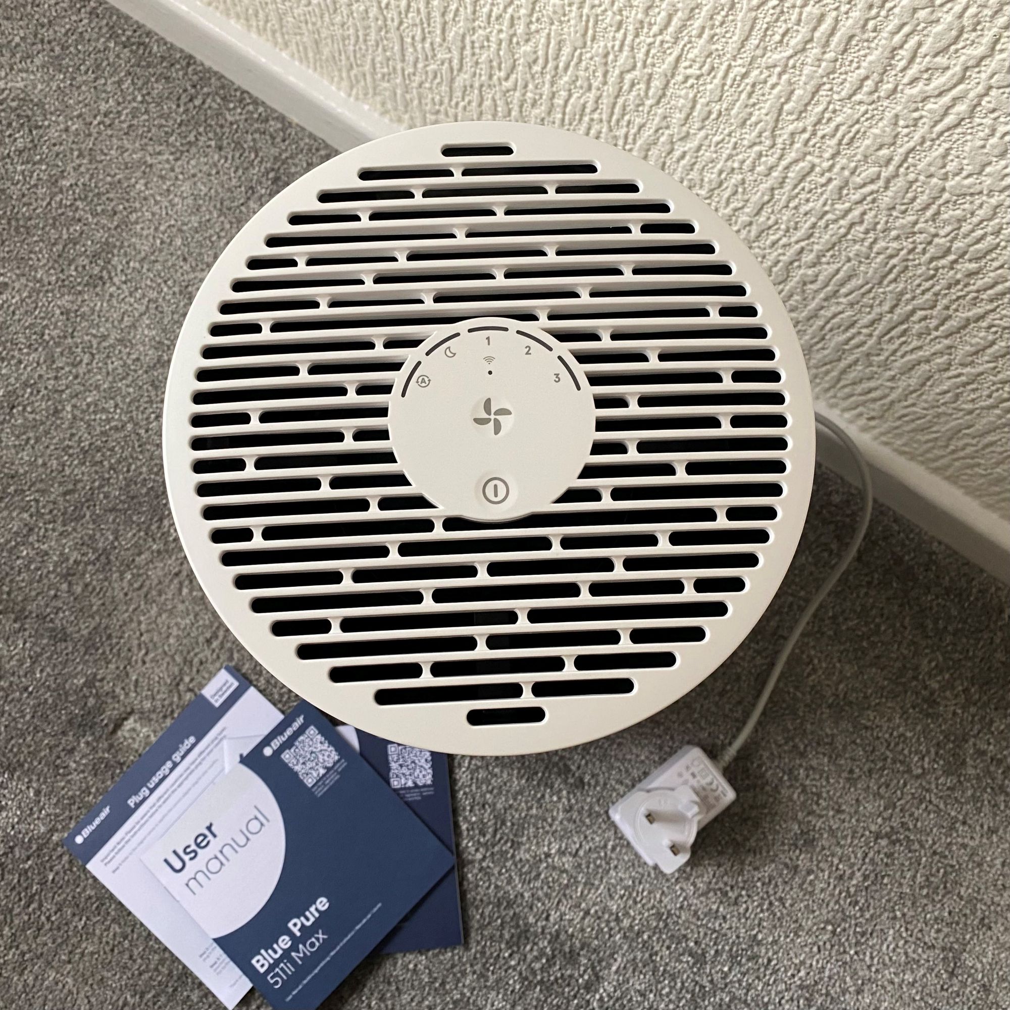 Blueair Blue Pure 511i Max Air Purifier - control panel