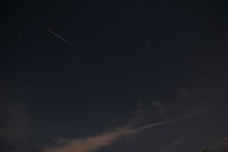 Richard Klofac captured this Draconid meteor in his garden, the Czech Republic, October 2011.