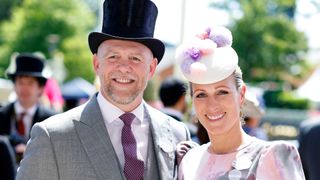 Mike Tindall and Zara Tindall attend day 1 of Royal Ascot at Ascot Racecourse on June 14, 2022 in Ascot, England.