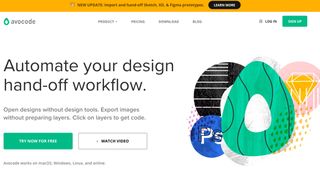 web design tools: Avocode screengrab