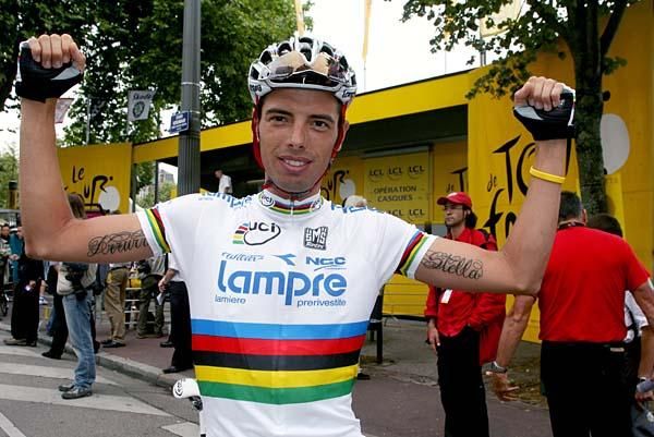 Alessandro Ballan (Lampre-NGC) is the World Champion.