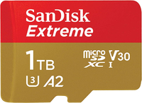 SanDisk Extreme 1TB microSD: $136 $102 @ Amazon