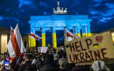 Protest against Russia in Berlin