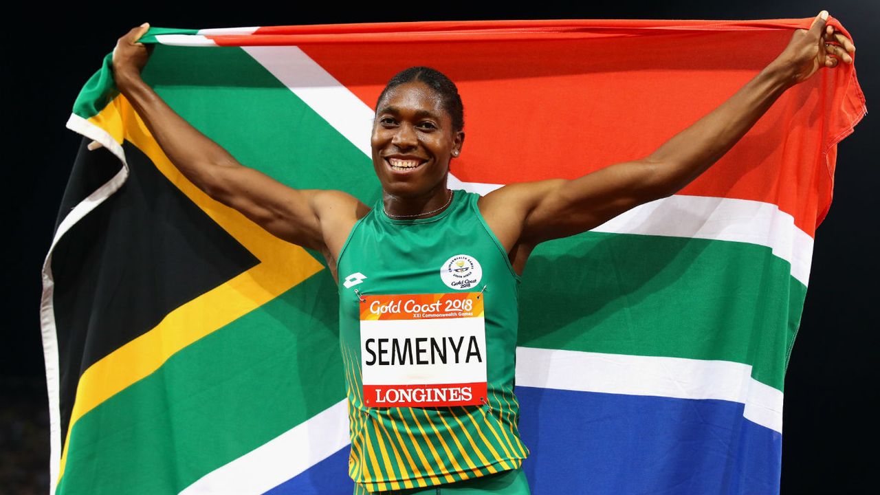 South African athlete Caster Semenya