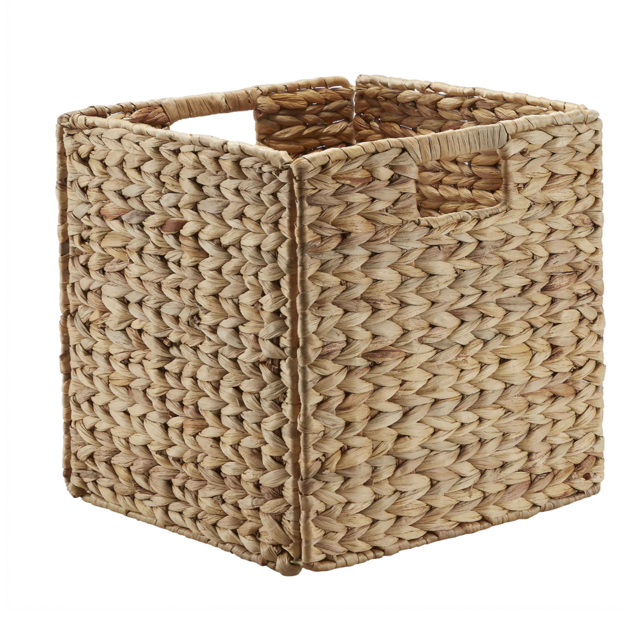 Natural seagrass &amp;amp; water hyacinth cube storage basket