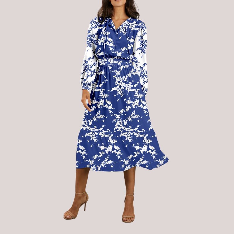 Image of blue dress