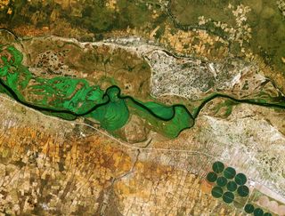 Earth From Space: Okavango Space Wallpaper