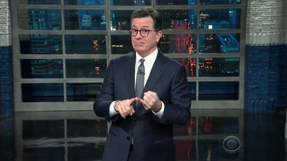 Stephen Colbert looks at Trump inflated numbers