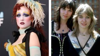 Photographs of Chappell Roan at the 2025 Grammy Awards and Heart in the 1970s