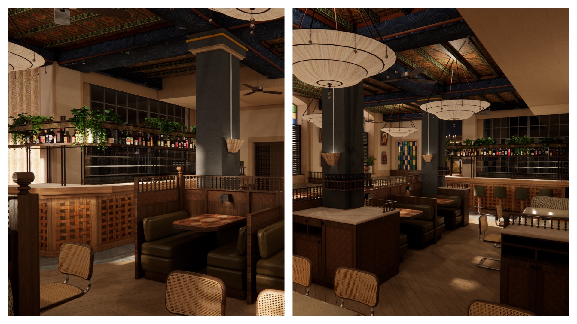 Hoppers mock up of new Shoreditch restaurant 