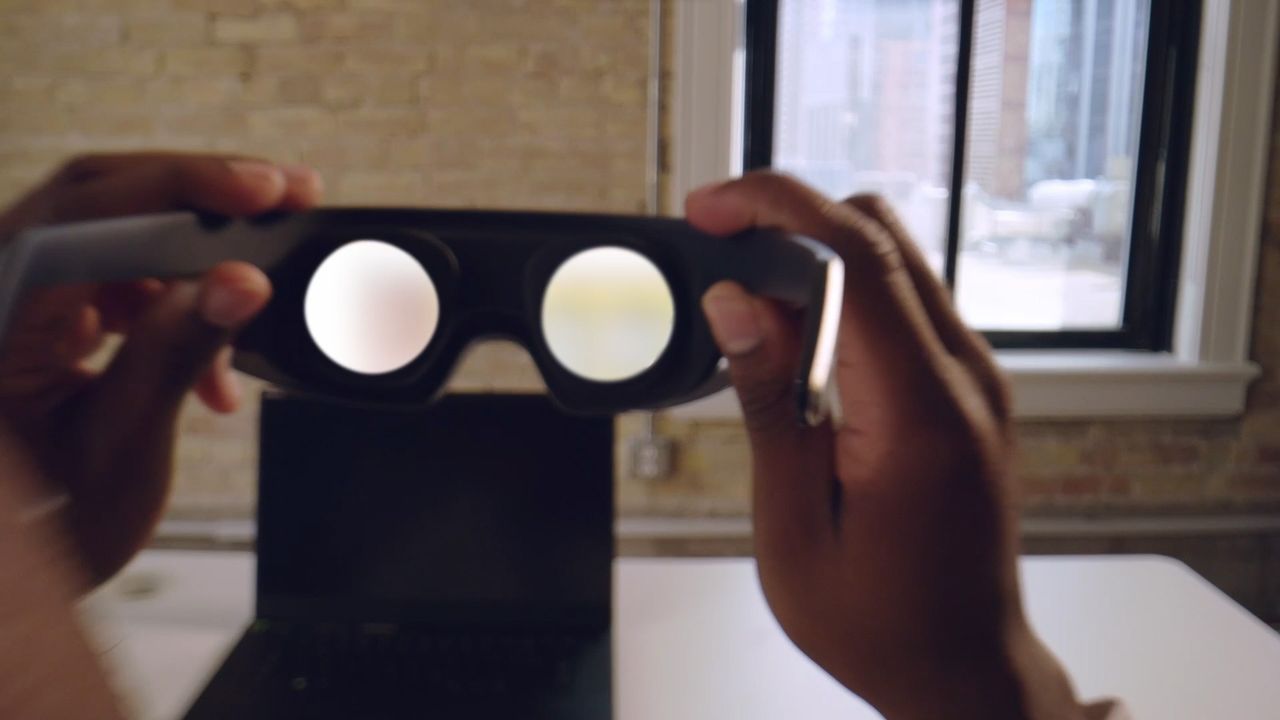The lenses on the inside of Immersed Visor