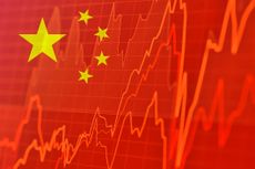 China flag and stock market indicators