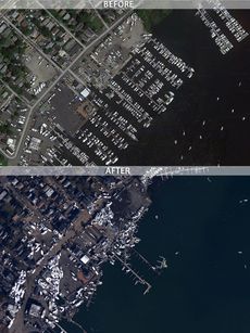 hurricane sandy destruction