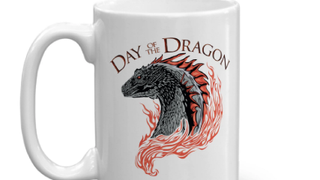 The Day of the Dragon mug on WB shop.