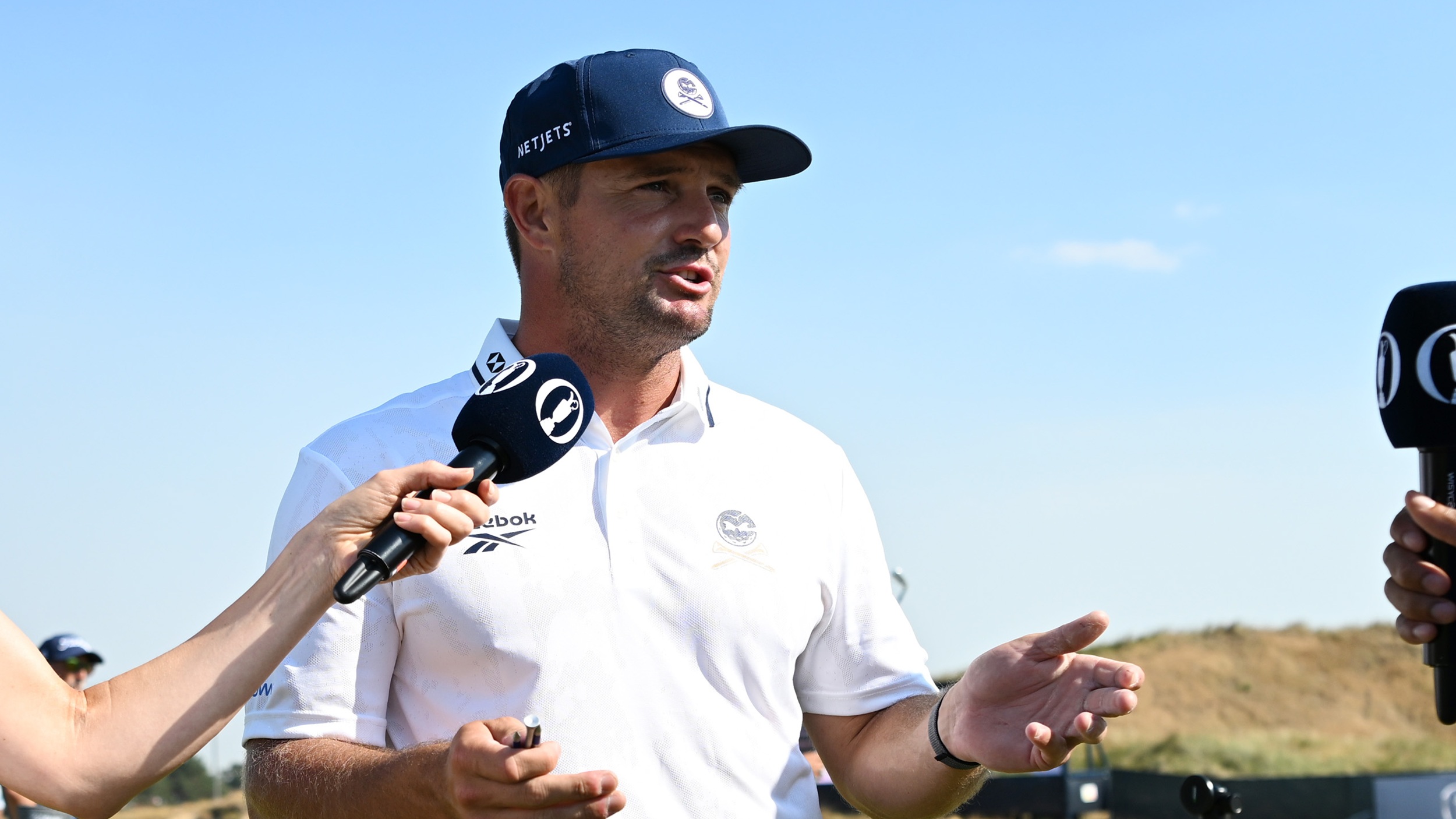 Bryson DeChambeau in action ahead of the Open Championship at Royal Birkdale