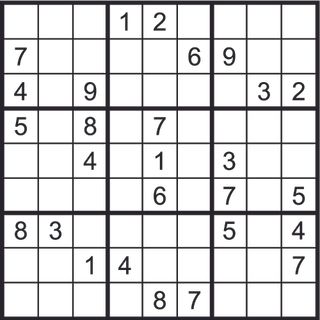 Sudoku puzzle