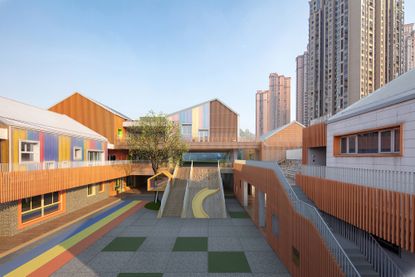 Colourful kindergarten in Chongqing designed by Init Design Office