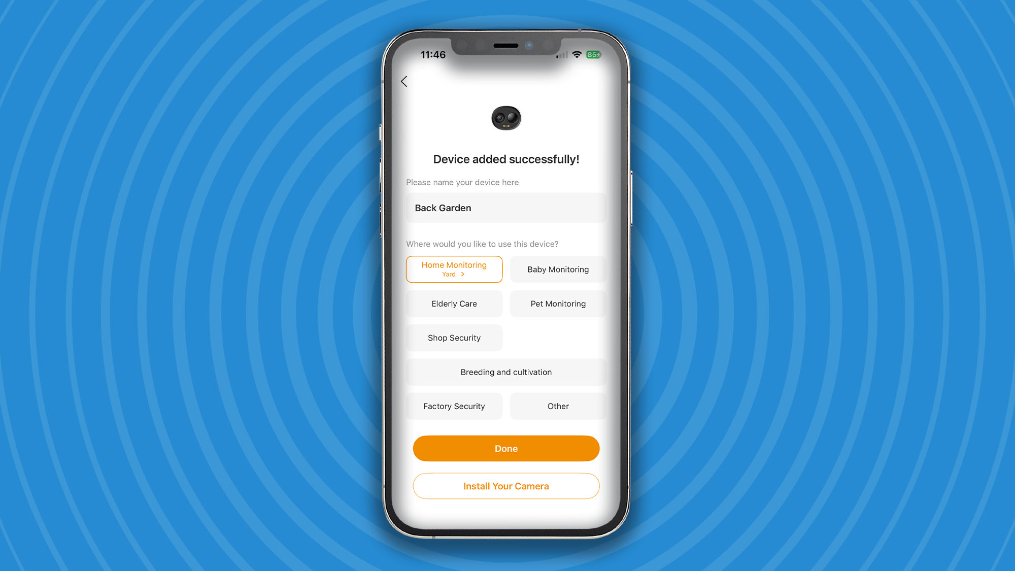 Adding IMOU Cell 3C All-in-One Security Camera to mobile app