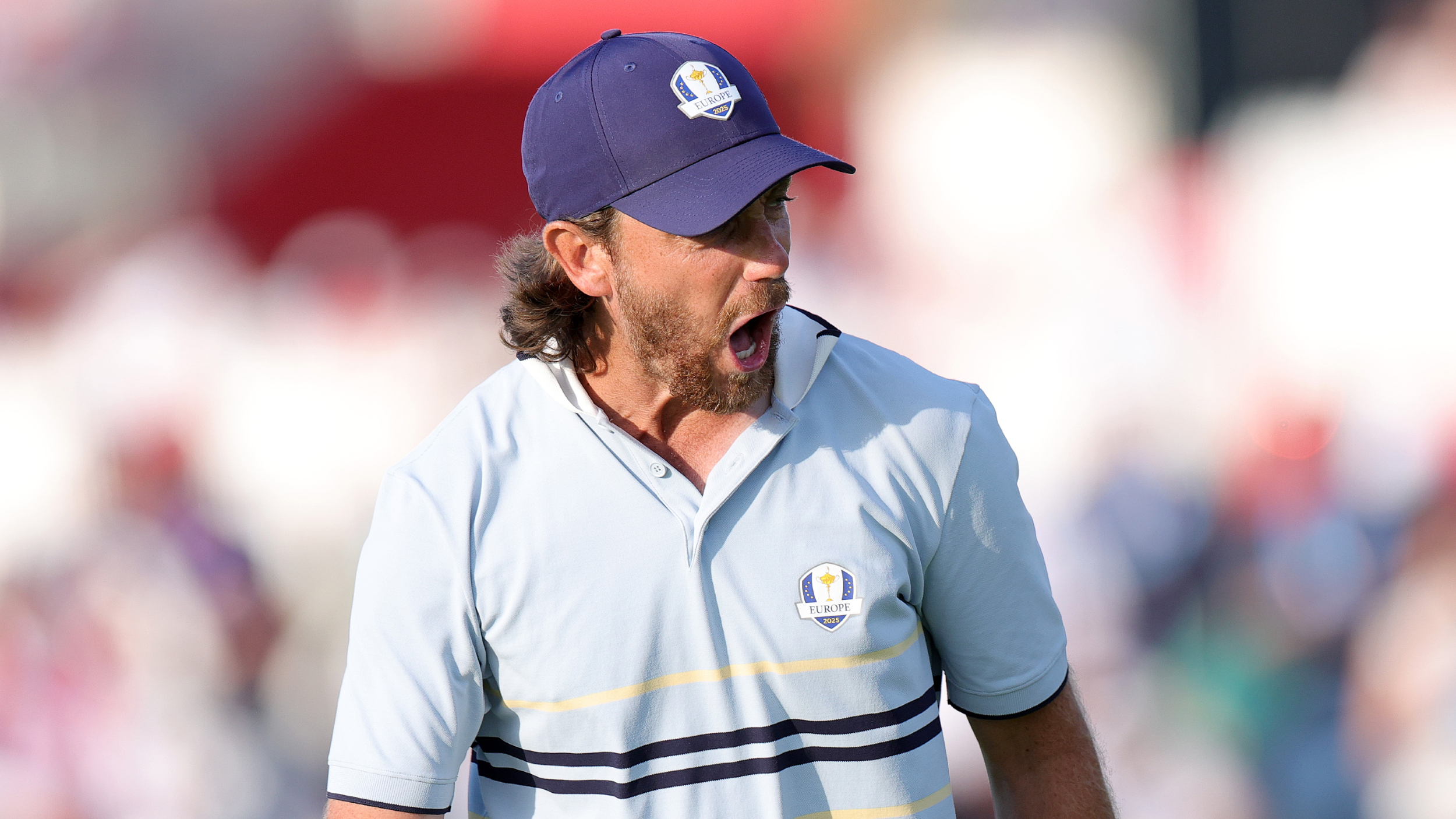 Tommy Fleetwood at the Ryder Cup