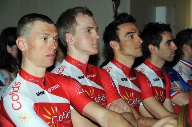 Sijmens, Joeaar, Mate and Navarrow at the team presentation