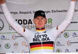 Breschel celebrates overall win in Tour of Luxembourg
