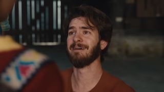 Andrew Garfield welling up in The Magic Faraway Tree trailer. 