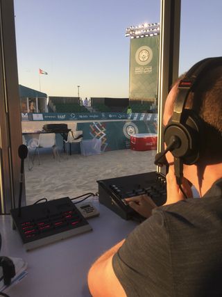 Riedel Communications equipment at the 2019 Special Olympic World Games in Abu Dhabi